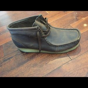 Clarks Mens Wallabee Boot Beeswax Leather 11 m